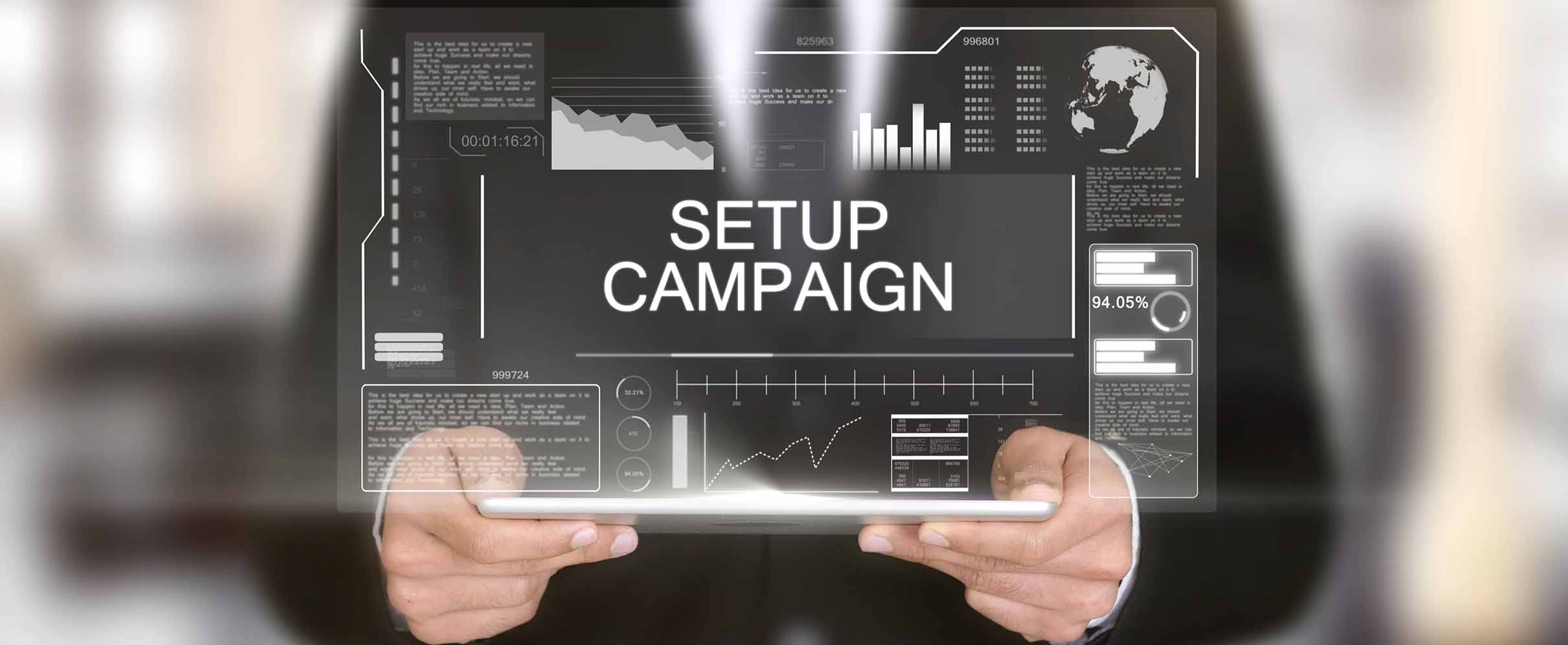 Quickly set up new campaigns with the Business Manager.